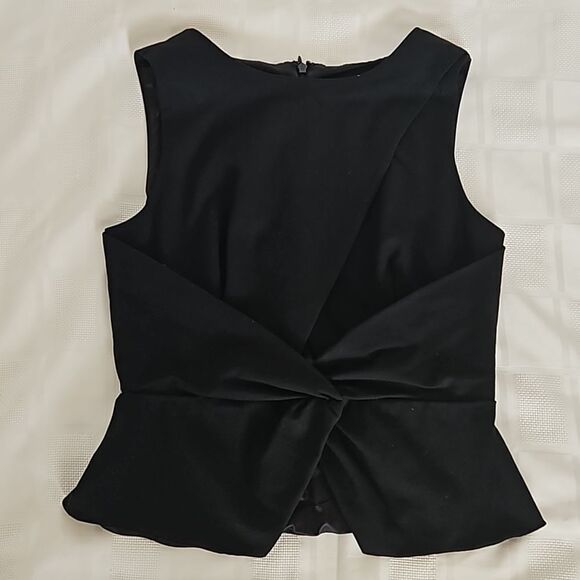 Marciano Twist Wrap Peek-A-Boo Top Black Medium - Picture 10 of 16